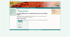 Desktop Screenshot of hilfe.fw-bayern.de