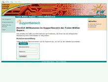 Tablet Screenshot of hilfe.fw-bayern.de